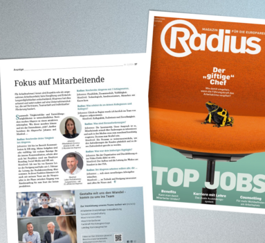 Artikel über Alupress im Radius zum Thema Top Jobs