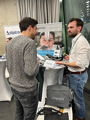 Alupressiano e studente all'aperitivo dei talenti a Graz