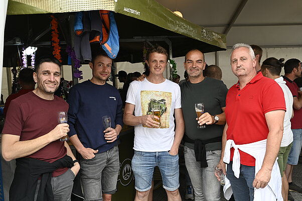 Collaboratori di Alupress alla festa estiva